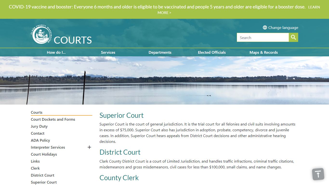 Courts Home | Clark County